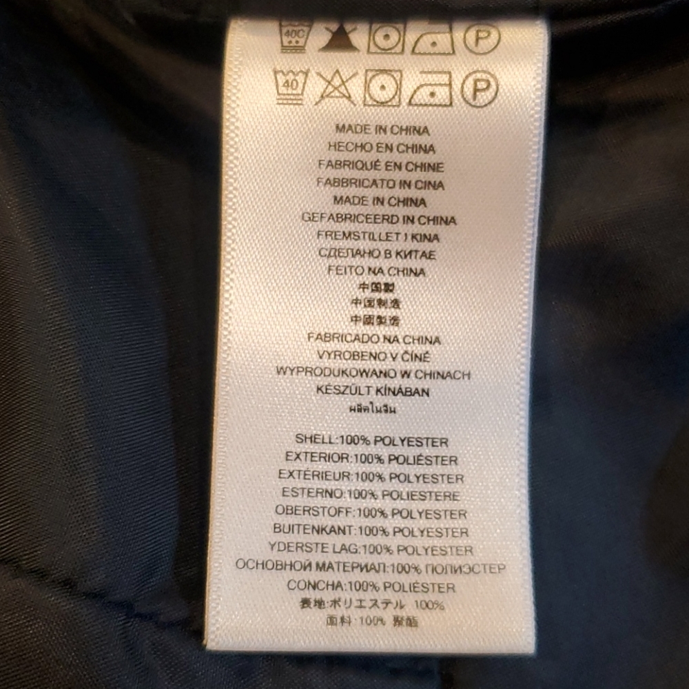 Michael Kors Blue And WhiteHoundstooth Puffer Vest - Picture 5 of 8